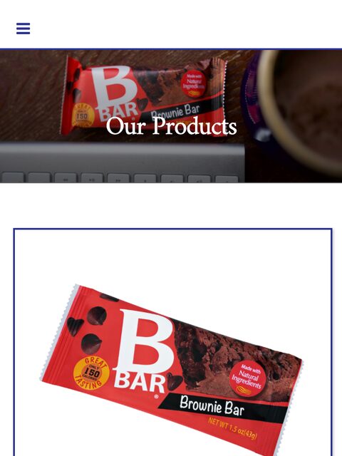 Products index, mobile